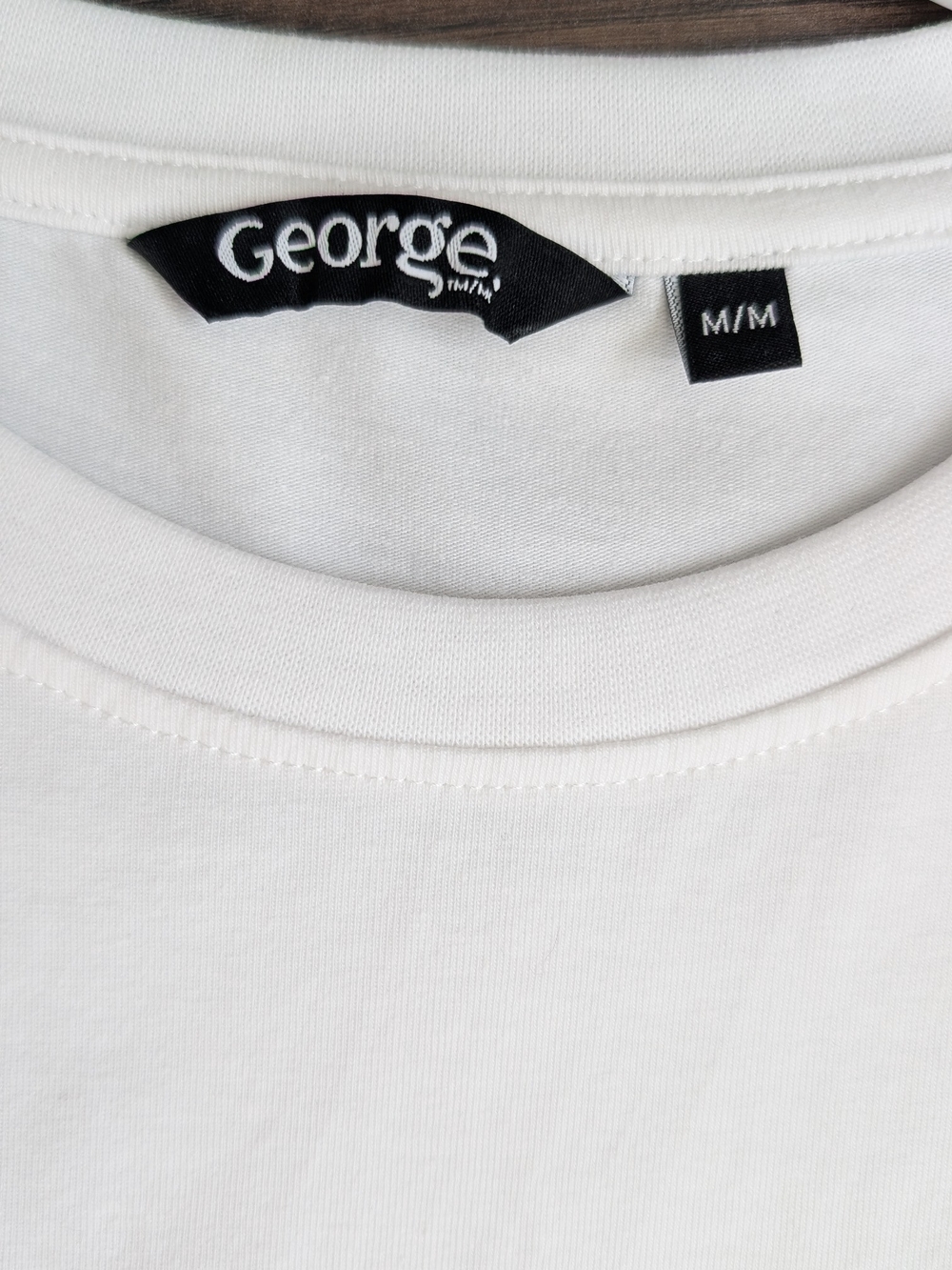 George White Ruffle-Hem Cotton Dress - Picture 7 of 8